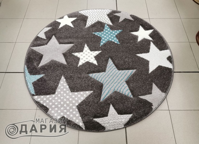 Тъкан килим Pastel kids 49GSG КРЪГ